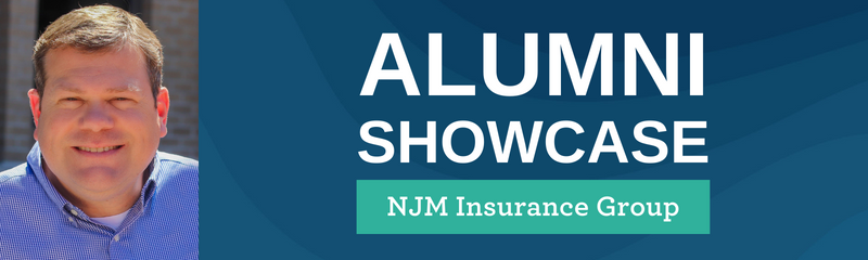 Headshot of NJM employee Dave, with title "Alumni Showcase."